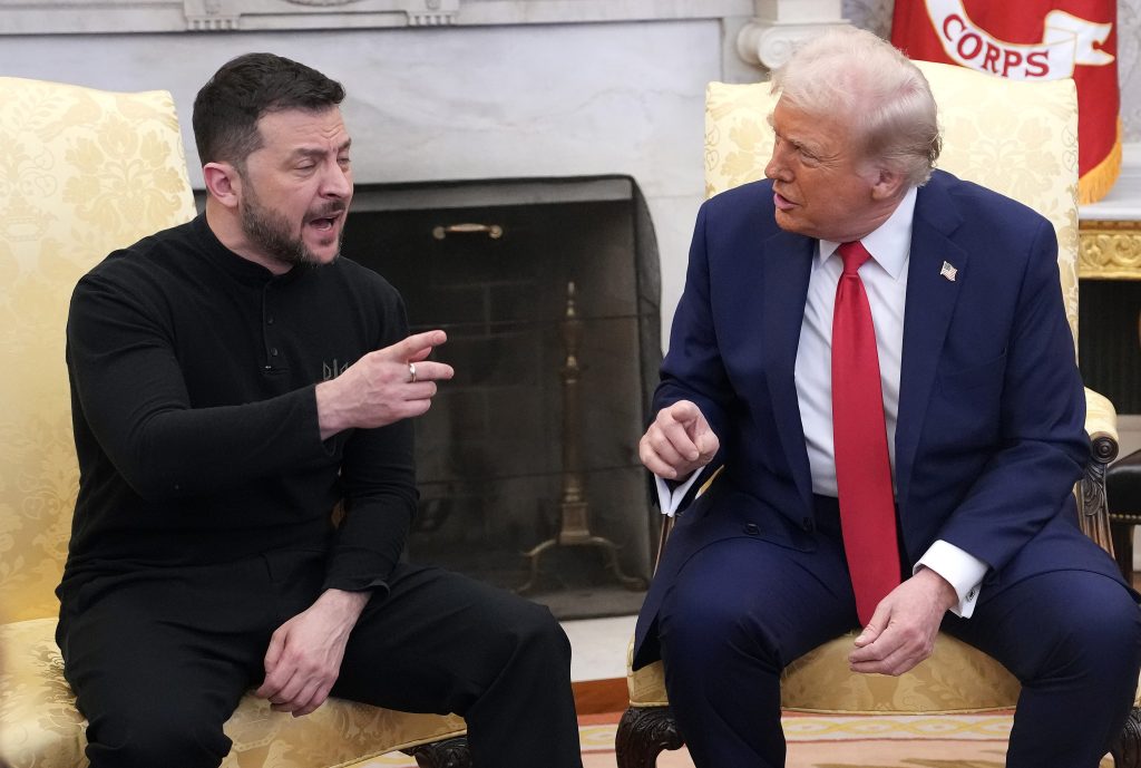 zelenskty and donald trump confrontation in white house